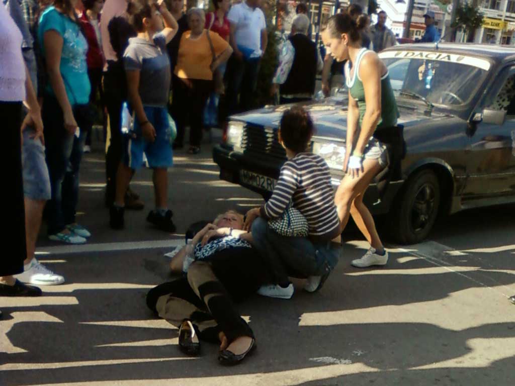 Foto accident de circulatie - zona RFN - Baia Mare (c) eMaramures.ro